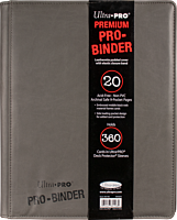 Ultra Pro - Grey Premium Leatherette 9-Pocket PRO-Binder