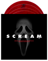 Scream - Original Motion Picture Soundtracks From Scream 1-4 by Marco Beltrami 4xLP Vinyl Record Box Set (Red with Black Smoke Coloured Vinyl)