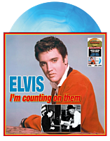 Elvis Presley - I'm Counting On Them: Sings Otis Blackwell & Don Robertson LP Vinyl Record (2024 Record Store Day Exclusive Blue Galaxy Effect Coloured Vinyl)
