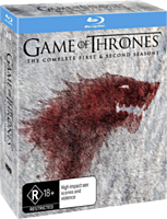 Game of Thrones - Seasons 1 & 2 Blu-Ray Box Set (10 Blu-Rays)