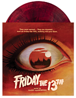 Friday the 13th - Original Motion Picture Soundtrack by Harry Manfredini LP Vinyl Record (Blood Red and Black Swirl Coloured Vinyl)
