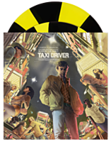 Taxi Driver (1976) - Original Motion Picture Score by Bernard Herrmann 2xLP Vinyl Record (180 Gram “Taxi Cab Yellow & Black Pinwheel” Coloured Vinyl)