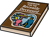 Beetlejuice - The Handbook for the Recently Deceased Enamel Pin