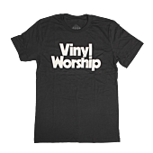 Waxwork Records - Vinyl Worship Vintage Black Unisex T-Shirt