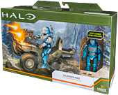 Halo - Gungoose with Spartan Celox World of Halo 3.75” Scale Action Figure Vehicle Playset