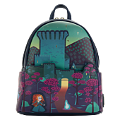 Disney Princess - Brave Castle Glow in the Dark 10” Faux Leather Mini Backpack