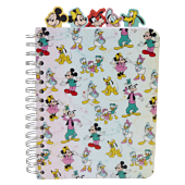 Disney - Disney100 Mickey & Friends 8" Spiral Tab Journal by Loungefly