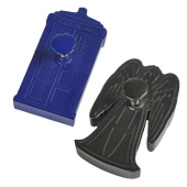 Doctor Who - TARDIS and Weeping Angel Cookie Cutters