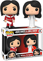 The White Stripes - Jack White & Meg White Pop! Vinyl Figure 2-Pack