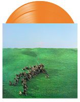 Squid - Bright Green Field 2xLP Vinyl Record (Indie Exclusive Apricot Orange Coloured Vinyl)