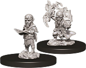Pathfinder Battles - Male Gnome Sorcerer Deep Cuts Unpainted Miniature Figure 2-Pack