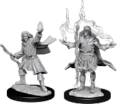 Pathfinder Battles - Male Elf Sorcerer Deep Cuts Unpainted Miniature Figure 2-Pack