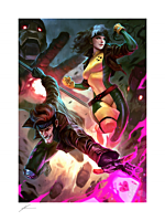 X-Men - Gambit & Rogue Fine Art Print by Richard Luong