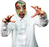 Zombies -  Fabric Zombie Mask 