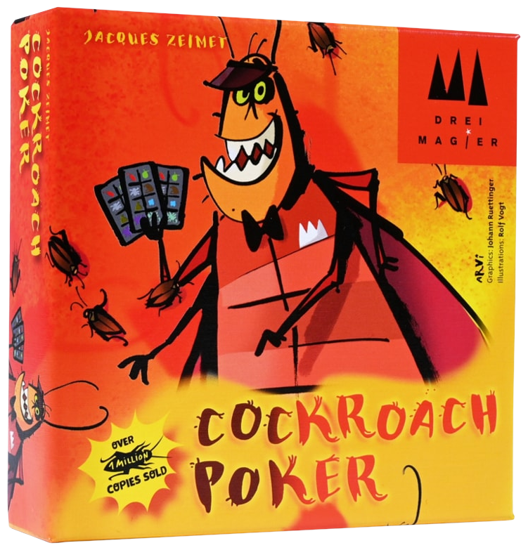 Cockroach Poker - Card Game by Drei Magier Spiele | Popcultcha